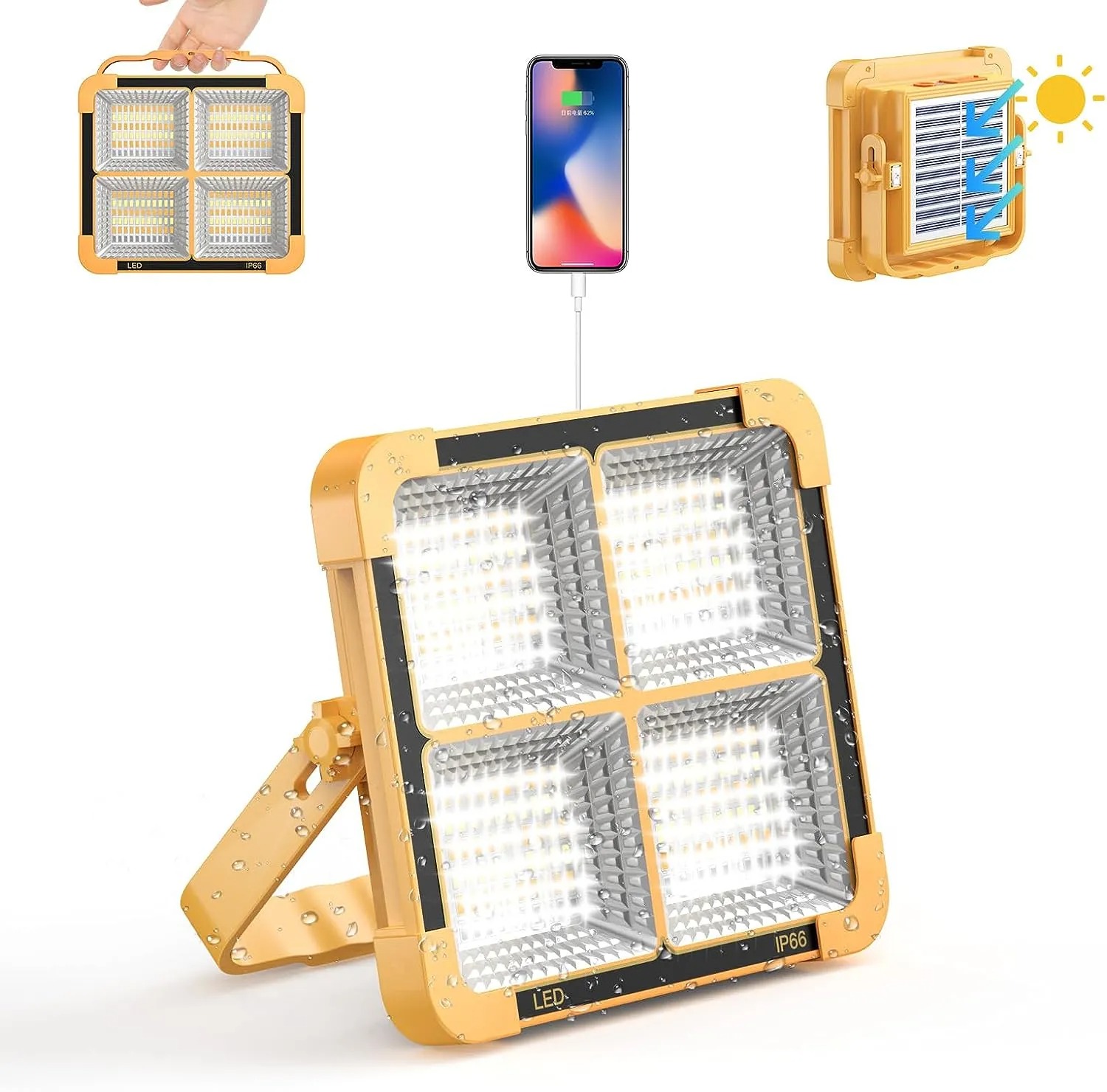 Reflector Solar De 800w Y Portátil Con G